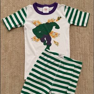 Hanna Andersson Hulk Size 12 PJs